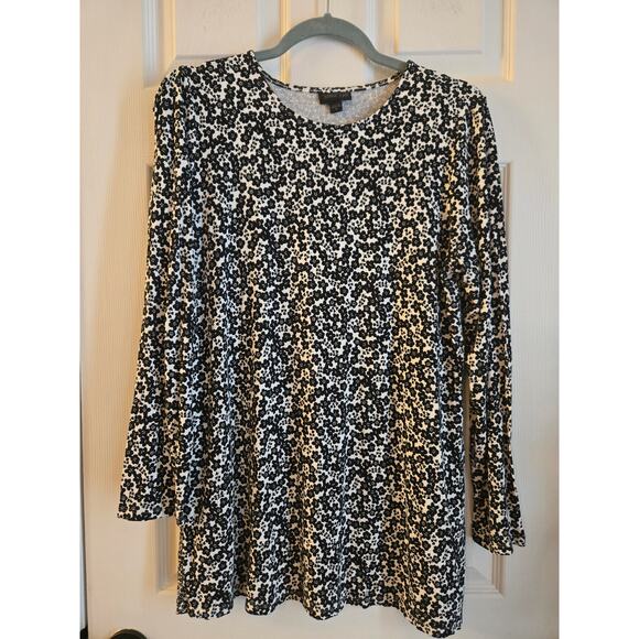 J.Jill Tops - J.Jill Wearever Collection Women's Floral Long Sleeve Top Size Medium